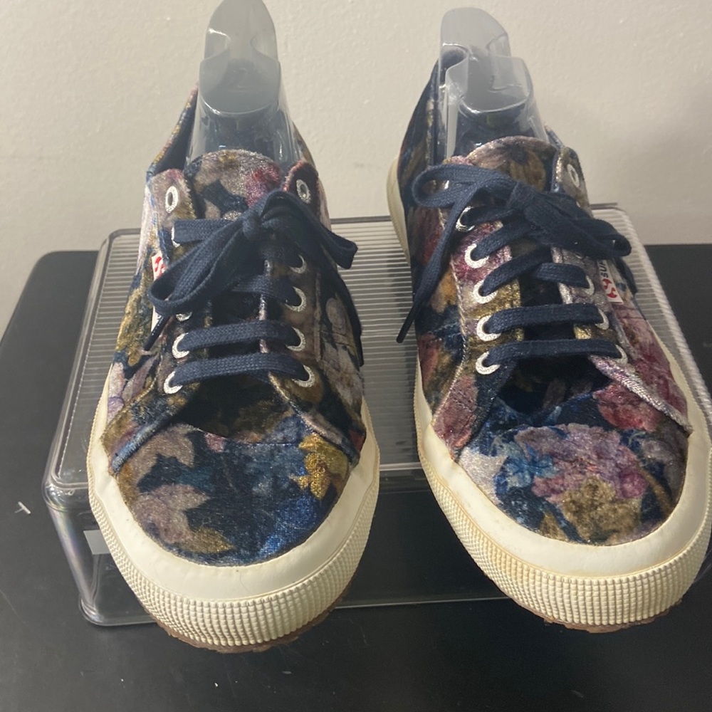 Superga Velvet Galaxy Sneakers